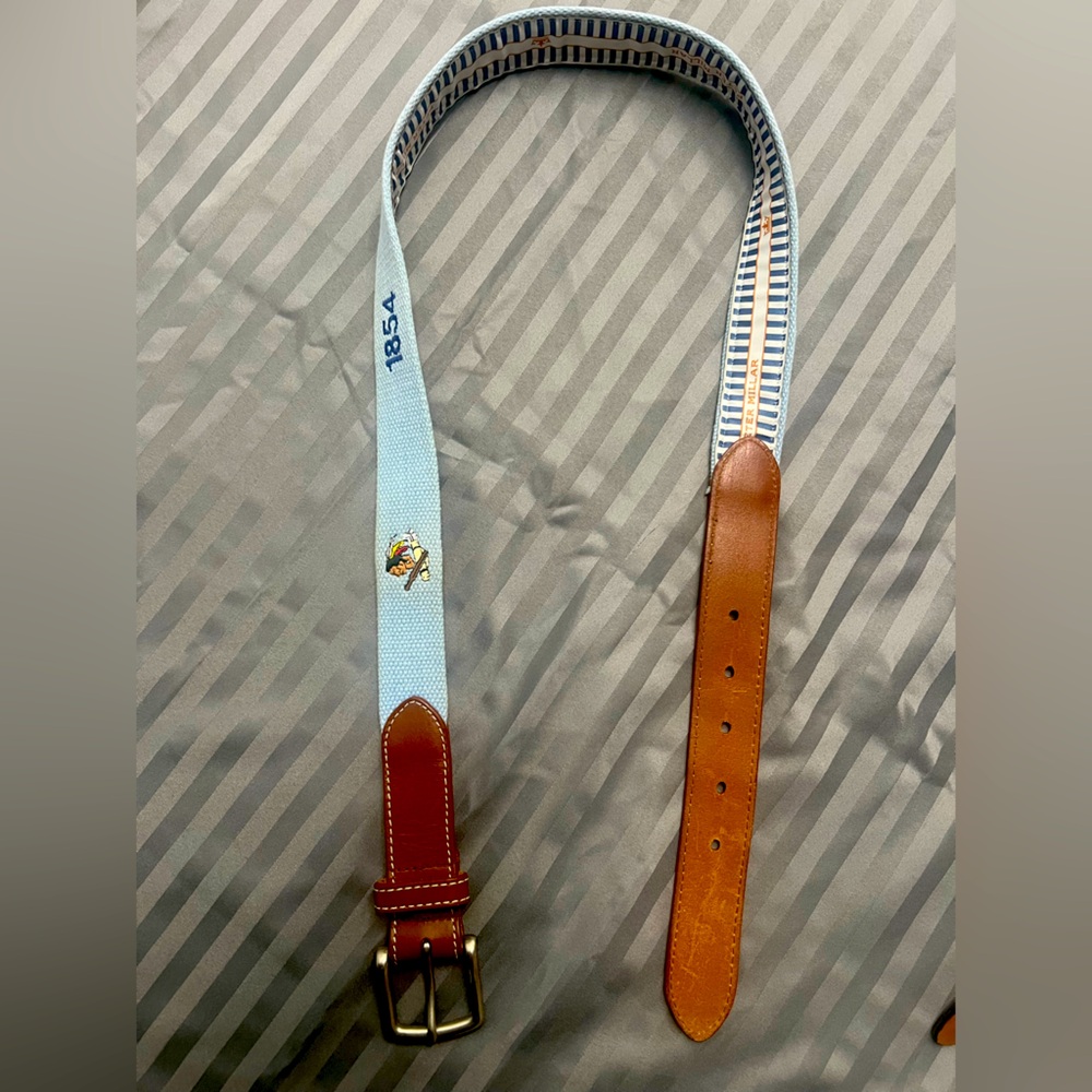 PETER MILLAR Belt-sky blue